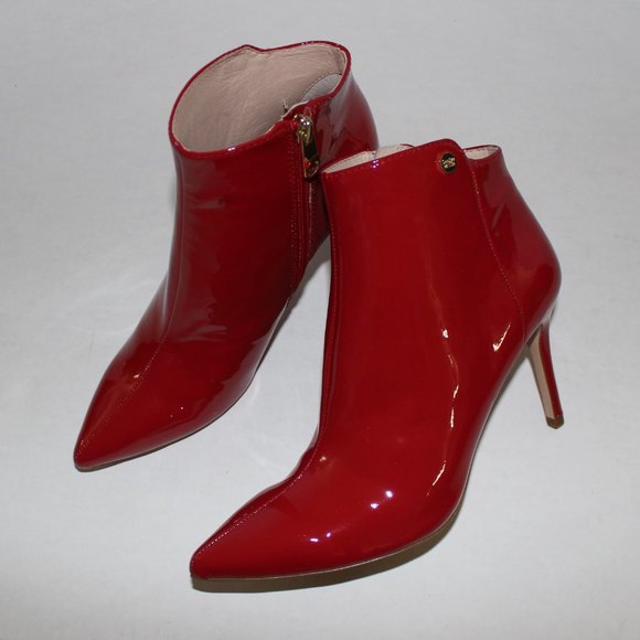 LOUISE ET CIE RED JASPER PATENT BOOTIE US 8.5M - Picture 4 of 5